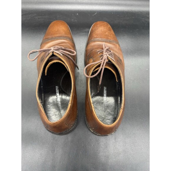 Johnston & Murphy Men’s Cap Toe Brown Tan Dress shoes 20-1276 US Size 9.5M EUC main image 7